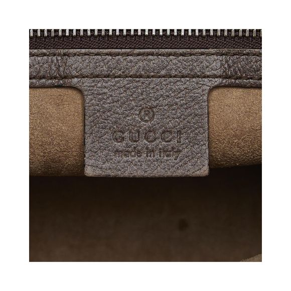 Pre Loved Gucci Mystic Cat Coated Canvas Satchel - Picture 6 of 12